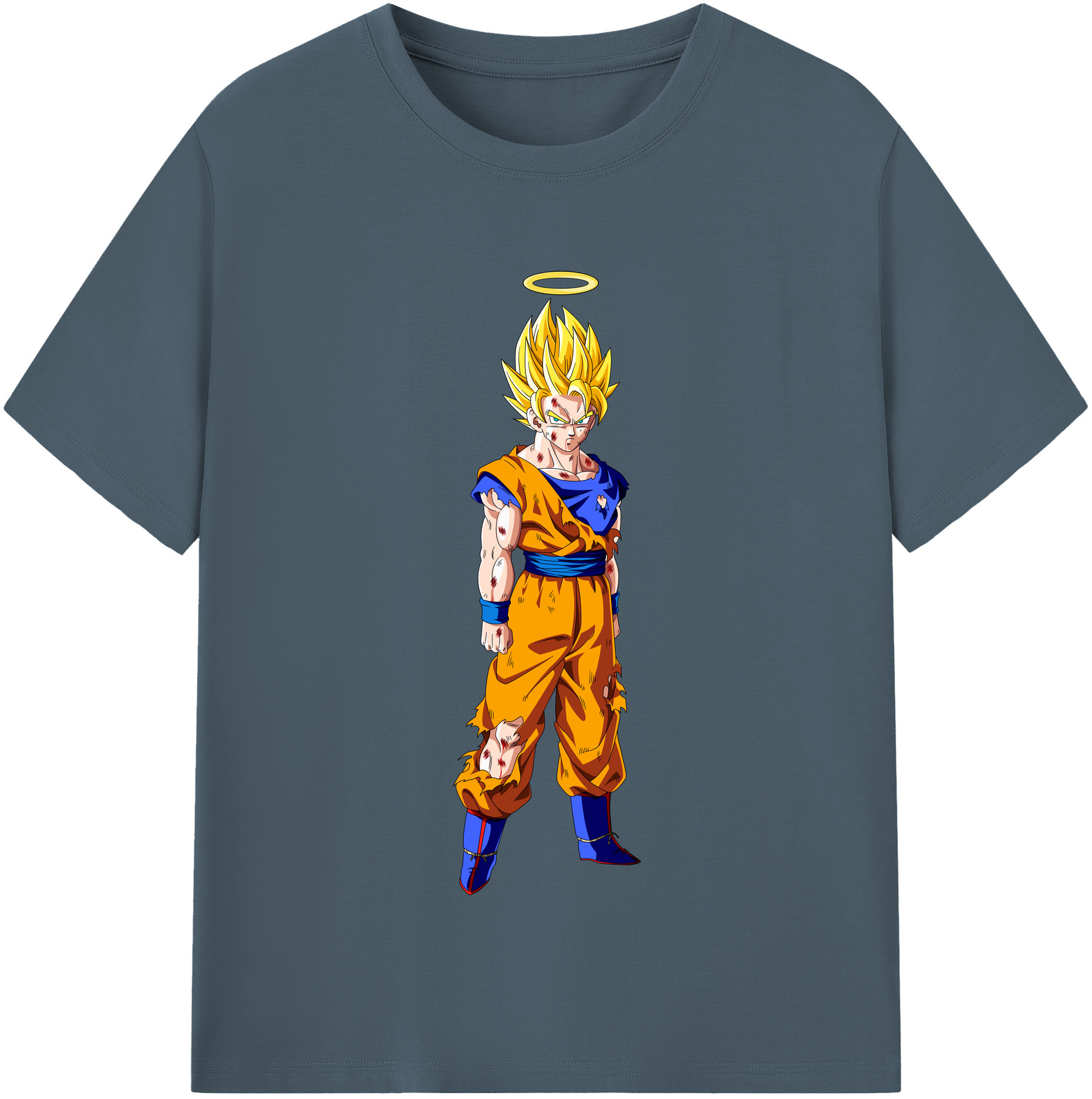 （画像用） ドラゴンボール 孫悟空（そん ごくう）Son Goku カカロット DRAGON BALL Kakarotto 綿100％半袖Tシャツ（フロントプリント）